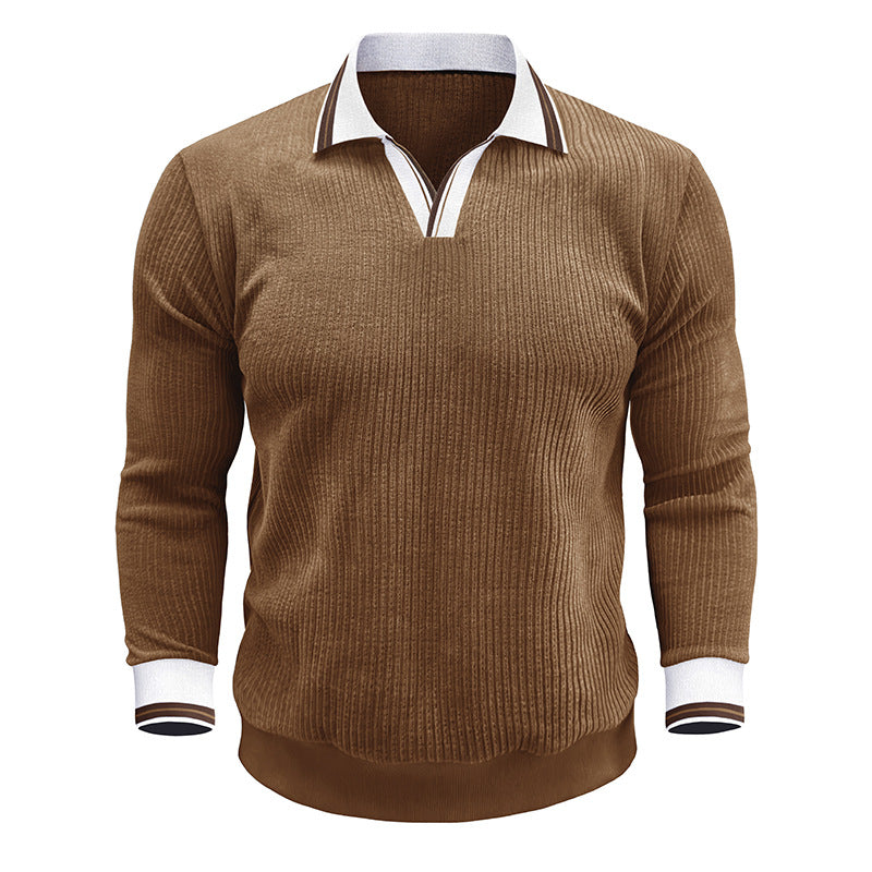 Heritage Rib Long-Sleeve Polo