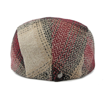 Cobalhaus Windsor Plaid Flat Cap