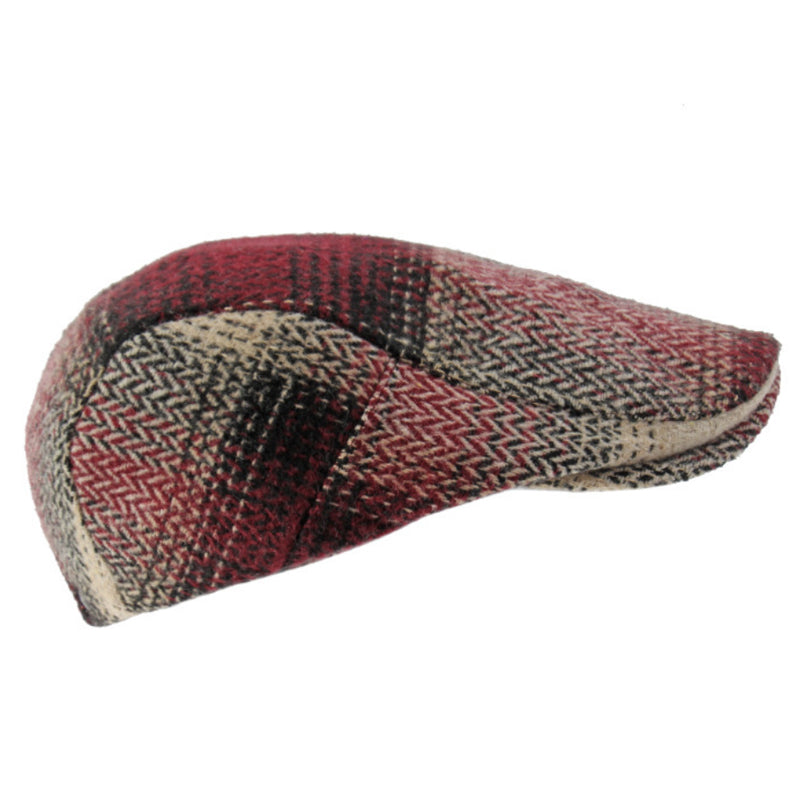 Cobalhaus Windsor Plaid Flat Cap