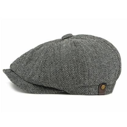 Gatsby Herringbone Cap