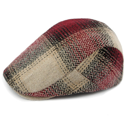 Cobalhaus Windsor Plaid Flat Cap