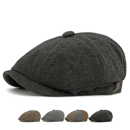 Gatsby Herringbone Cap