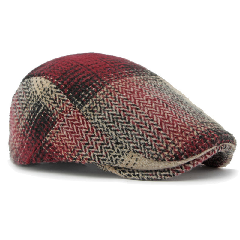 Cobalhaus Windsor Plaid Flat Cap
