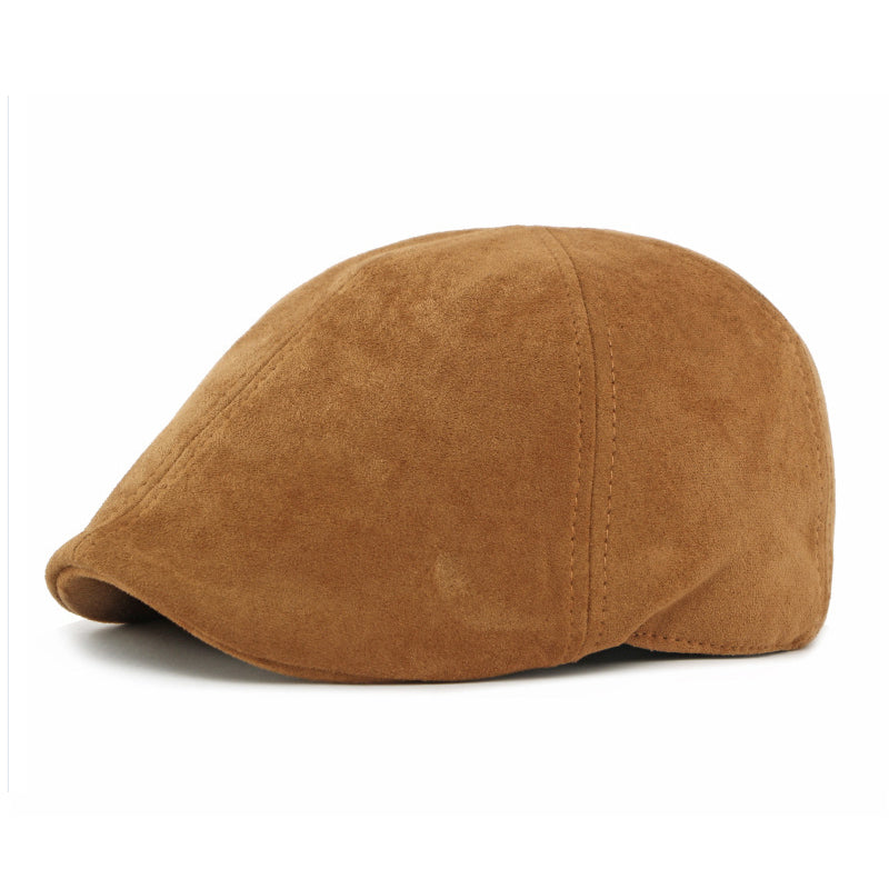 Monaco Suede Flat Cap