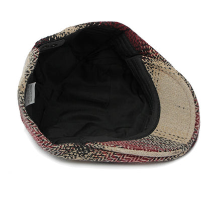 Cobalhaus Windsor Plaid Flat Cap