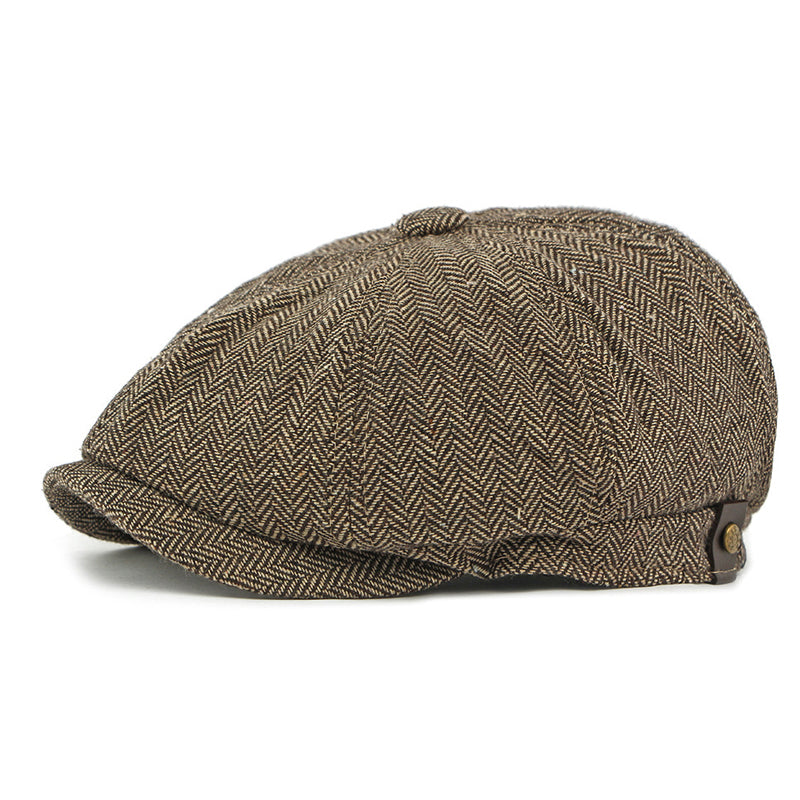 Gatsby Herringbone Cap