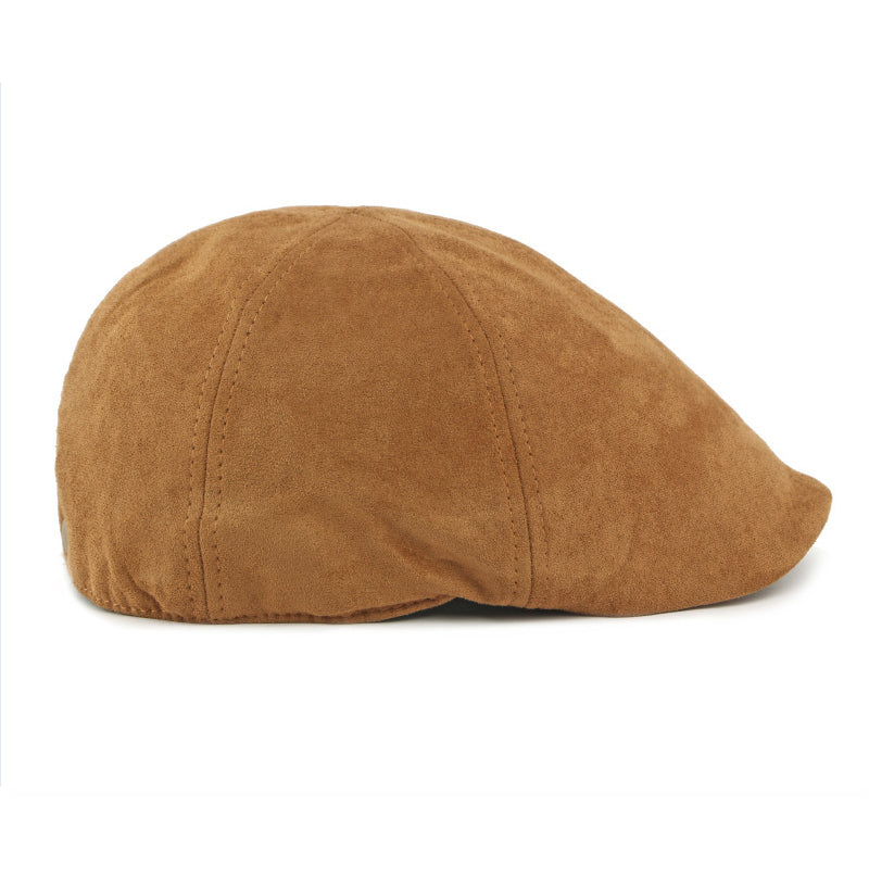 Monaco Suede Flat Cap