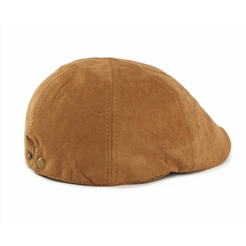 Monaco Suede Flat Cap