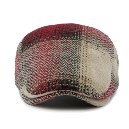 Cobalhaus Windsor Plaid Flat Cap
