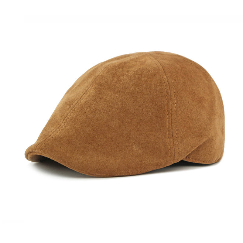 Monaco Suede Flat Cap
