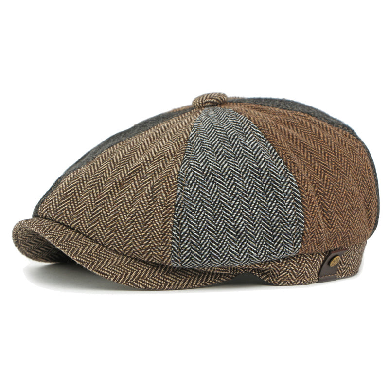 Gatsby Herringbone Cap