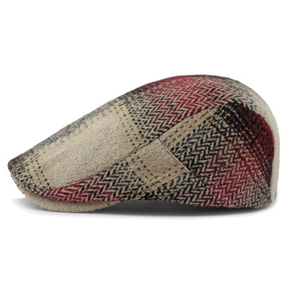 Cobalhaus Windsor Plaid Flat Cap