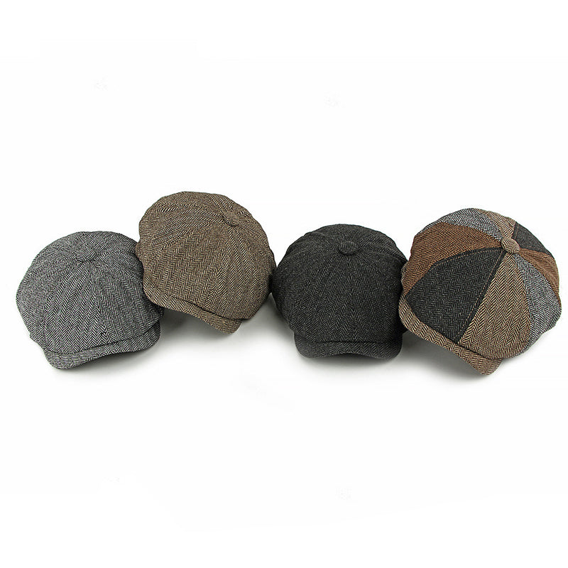 Gatsby Herringbone Cap