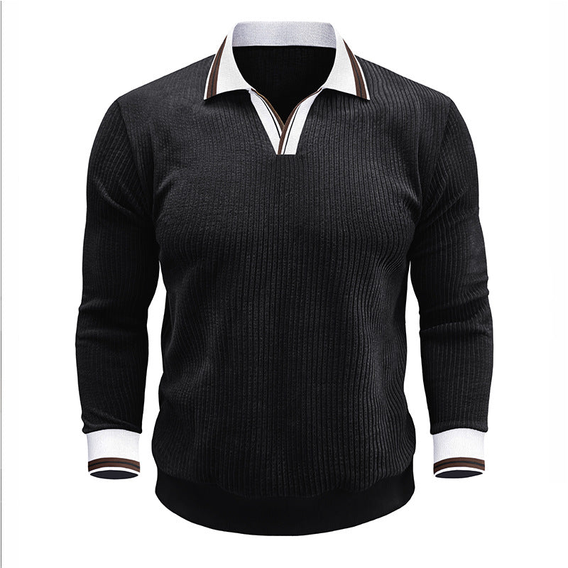 Heritage Rib Long-Sleeve Polo