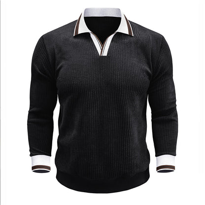 Heritage Rib Long-Sleeve Polo