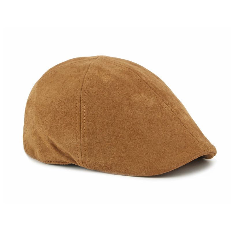 Monaco Suede Flat Cap