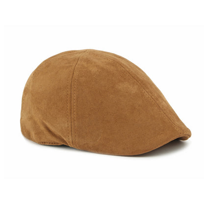 Monaco Suede Flat Cap