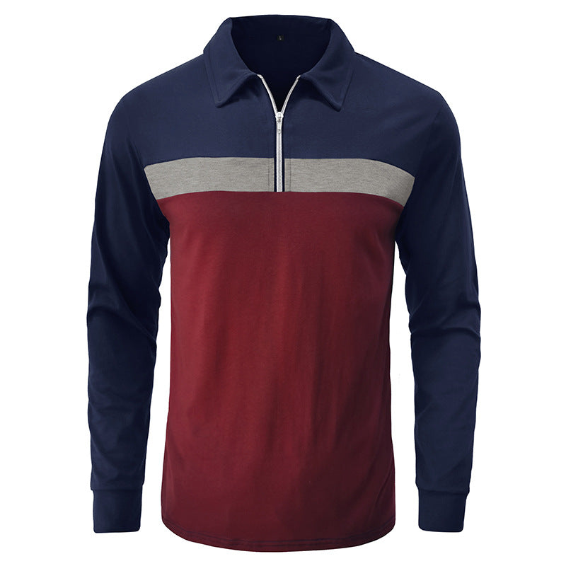 Apex Zip Long-Sleeve Polo – COBALHAUS