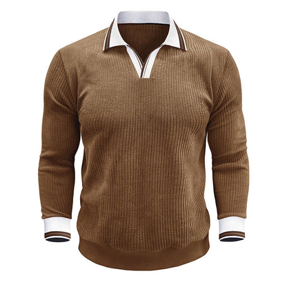 Heritage Rib Long-Sleeve Polo