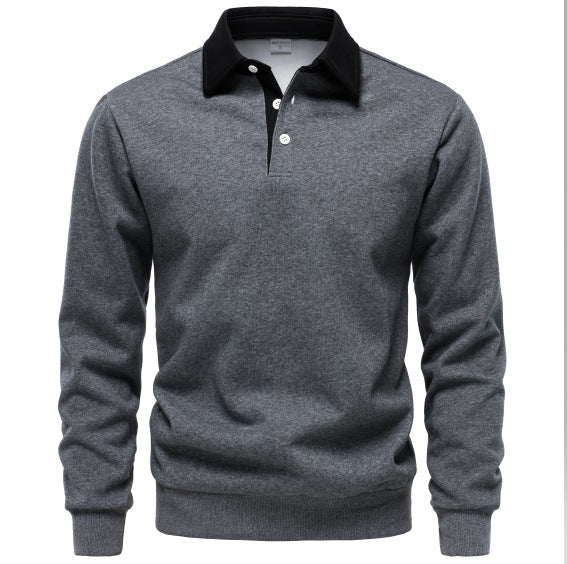 Modern Collar Knit Polo