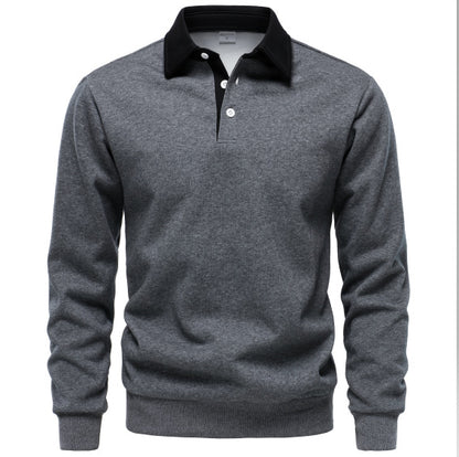 Modern Collar Knit Polo