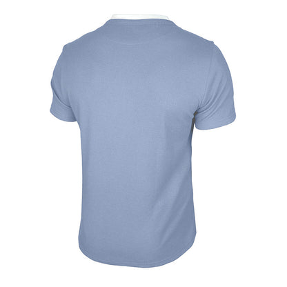 Cobalhaus Waffle Henley Tee – Faux Layered Collar