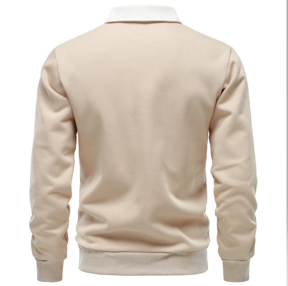 Modern Collar Knit Polo