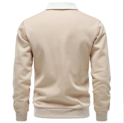 Modern Collar Knit Polo