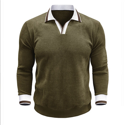 Heritage Rib Long-Sleeve Polo