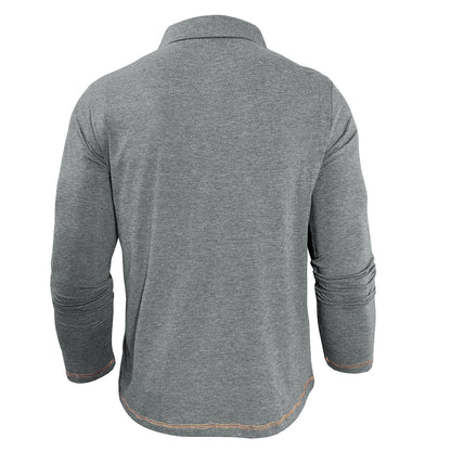 Men's Artisan Placket Long-Sleeve Polo