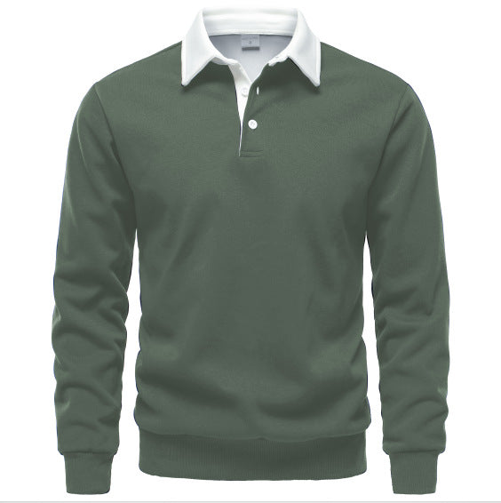 Modern Collar Knit Polo