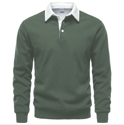 Modern Collar Knit Polo
