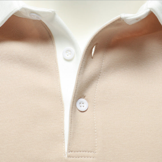 Modern Collar Knit Polo