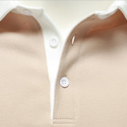 Modern Collar Knit Polo