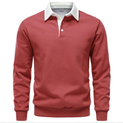 Modern Collar Knit Polo