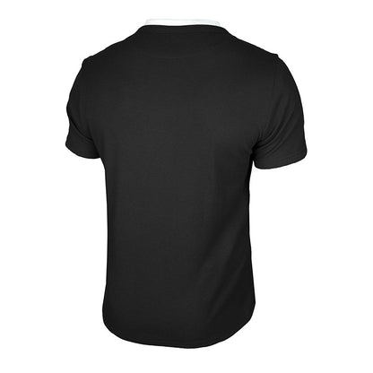 Cobalhaus Waffle Henley Tee – Faux Layered Collar