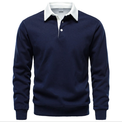 Modern Collar Knit Polo