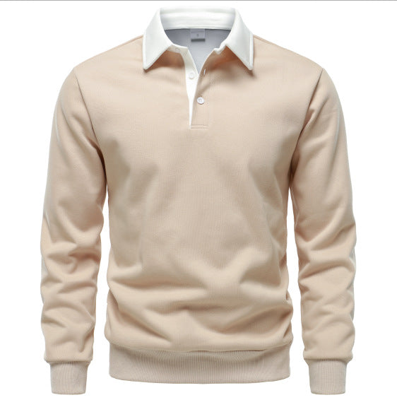 Modern Collar Knit Polo