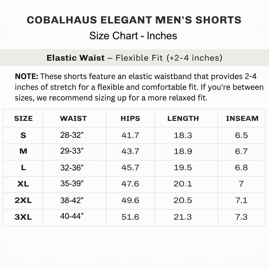 COBALHAUS ELEGANT MEN'S SHORTS