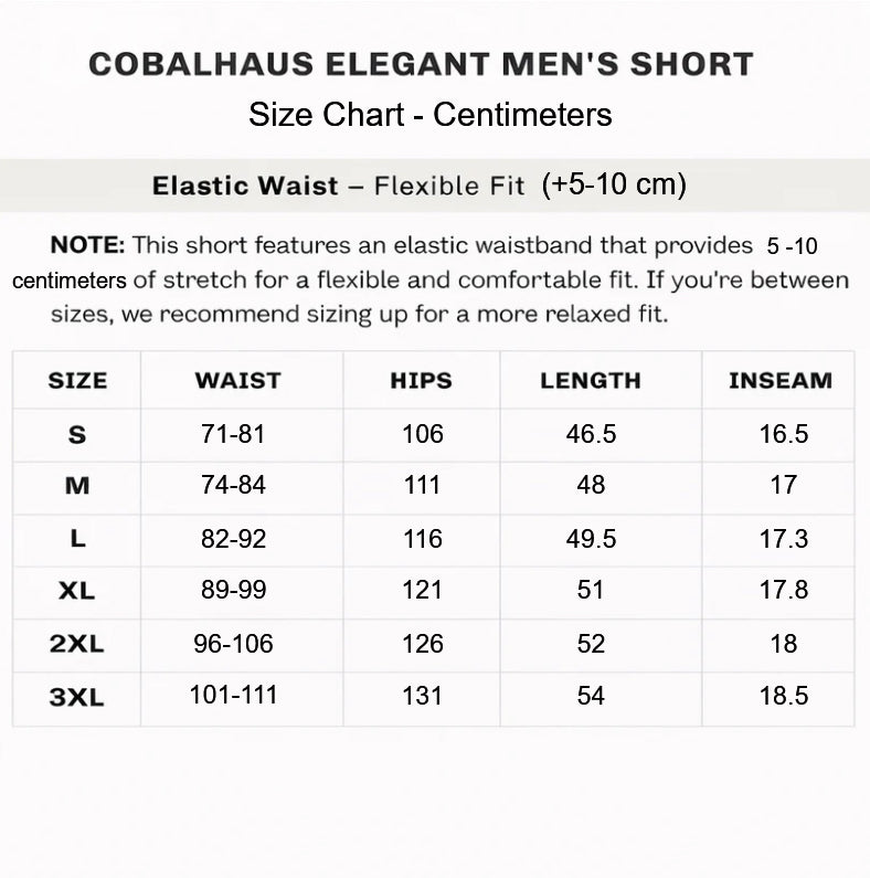 COBALHAUS ELEGANT MEN'S SHORTS
