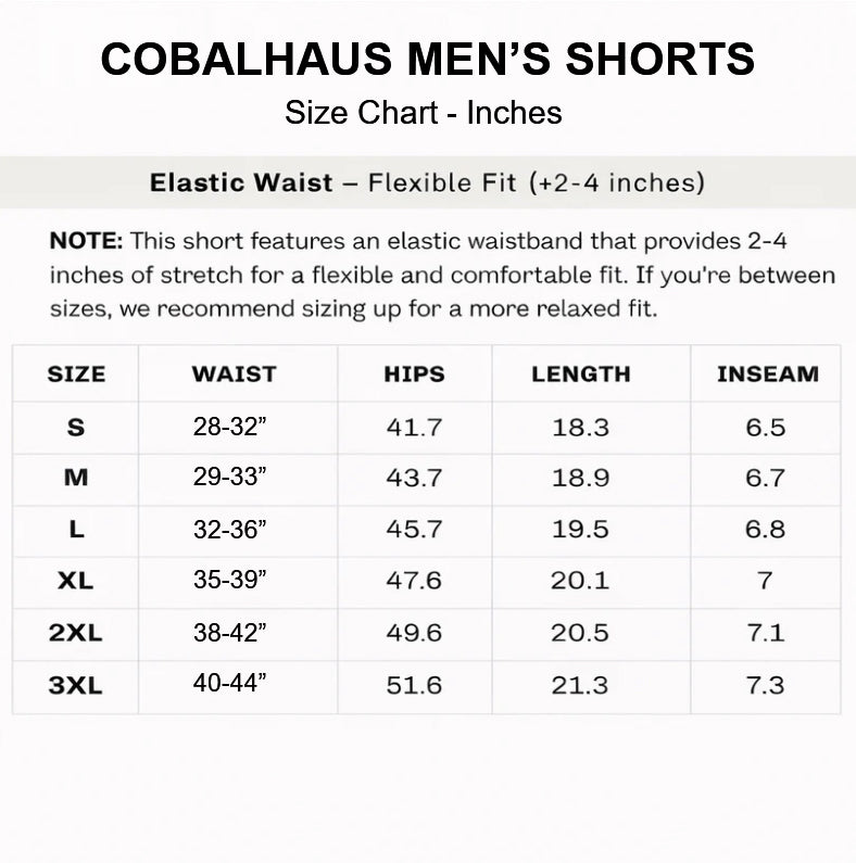 COBALHAUS MEN'S SHORTS (NEW VERSION)