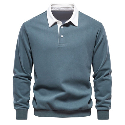 Modern Collar Knit Polo