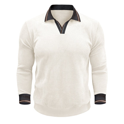 Heritage Rib Long-Sleeve Polo