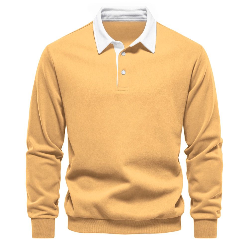 Modern Collar Knit Polo