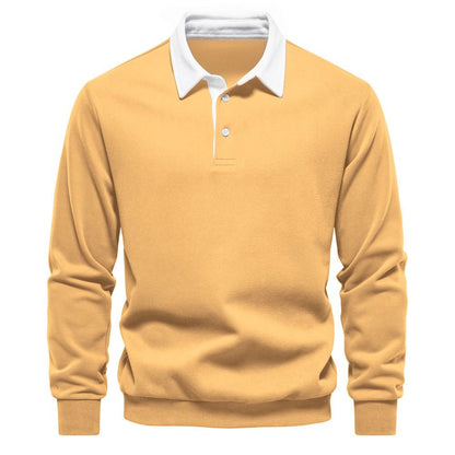 Modern Collar Knit Polo
