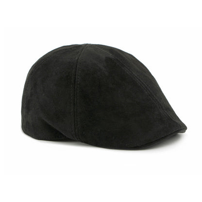 Monaco Suede Flat Cap