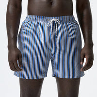 Blue/Black/White stripes