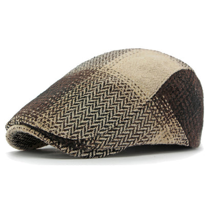 Cobalhaus Windsor Plaid Flat Cap