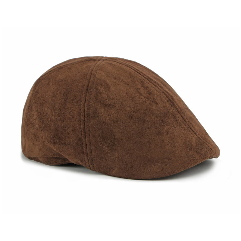 Monaco Suede Flat Cap
