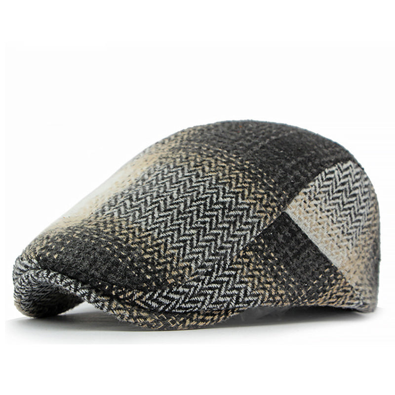 Cobalhaus Windsor Plaid Flat Cap